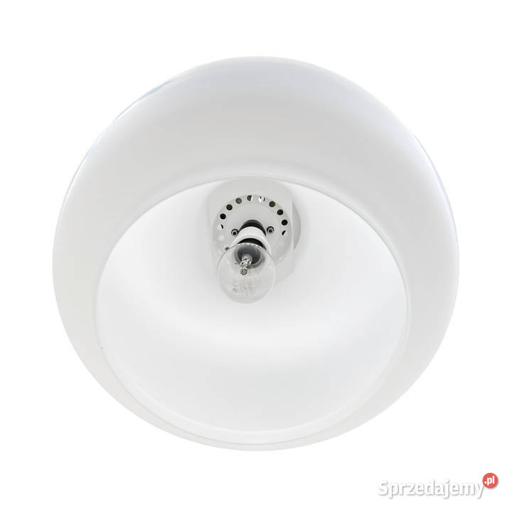 Wielka biała lampa sufitowa proj J Hurka Napako Lampy wiszące Warszawa