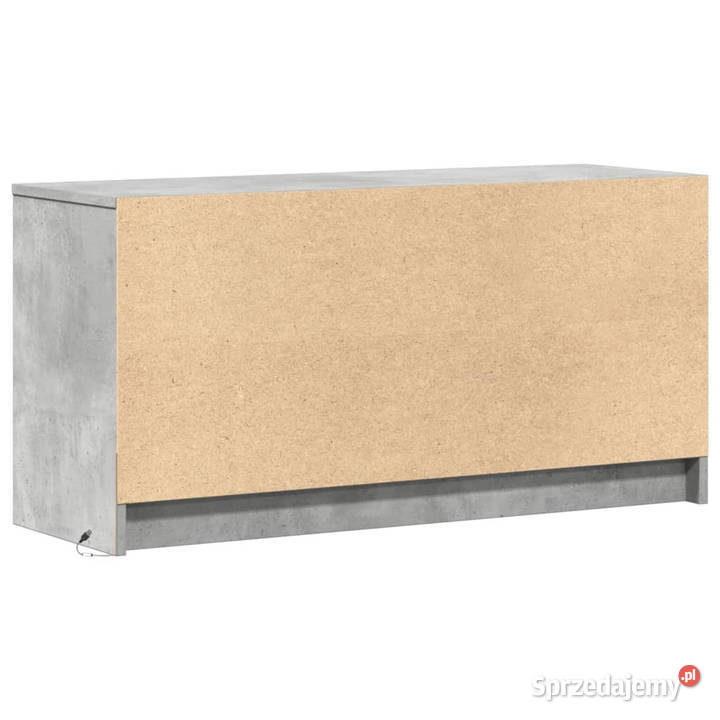 Szafka pod TV z LED szarość betonu 100x34x50 mazowieckie Warszawa