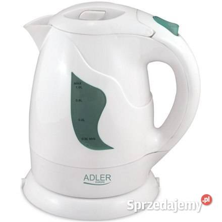 Czajnik elektryczny Adler 850 W 1 l biały Lublin