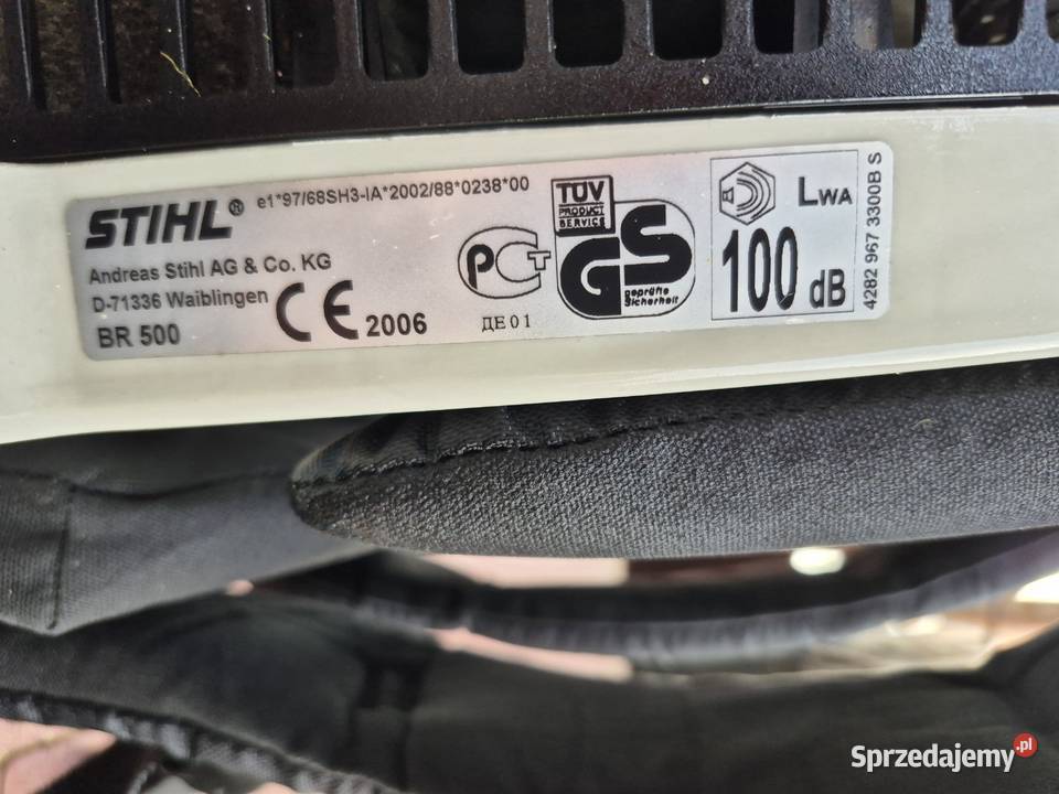 STIHL BR 500 profesjonalna dmuchawa plecakowa Janów Lubelski