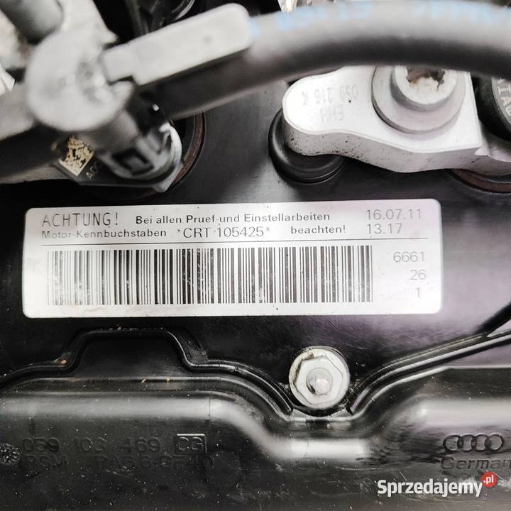 Silnik Audi A7 Sportback 4GA 30 TDI 2014 CRT Warszawa