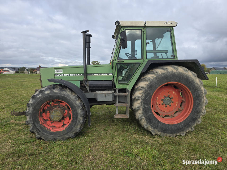Ciągnik FENDT FAVORIT 612 LSA Turbomatik FWA 383 Skrzynia biegów Manualna Jedwabne