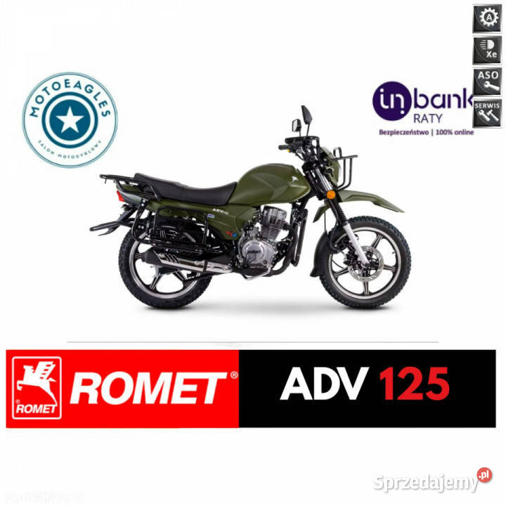 Romet inny ROMET ADV 125 PRO silnik 125ccm Kup Bicz sprzedam
