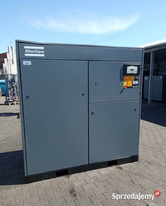 Sprężarka śrubowa ATLAS COPCO GA55 55kw 9m Wilków