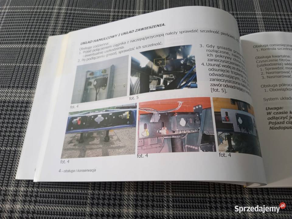 WIELTON Naczepa Przyczepa Instrukcja Obsługi Łódź