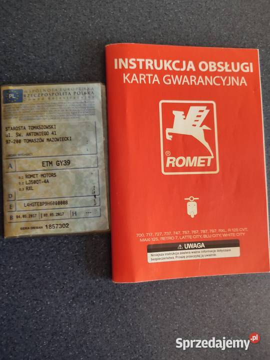 Skuter Romet RXL