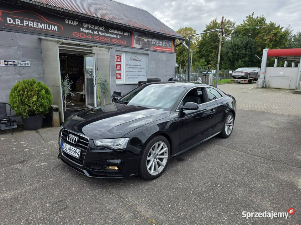 Audi A5 20 TFSI 230 SLine Quattro Panorama Skóra czujnik parkowania A5 Słupsk sprzedam