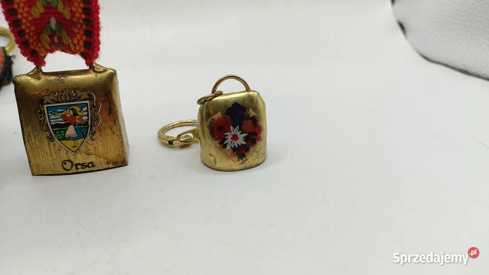 Kolekcja metalowych dzwonków 3 sztuki Zamość sprzedam