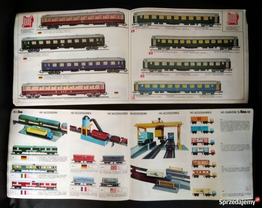 Katalog modeli kolejek Jouef i Lima Warszawa