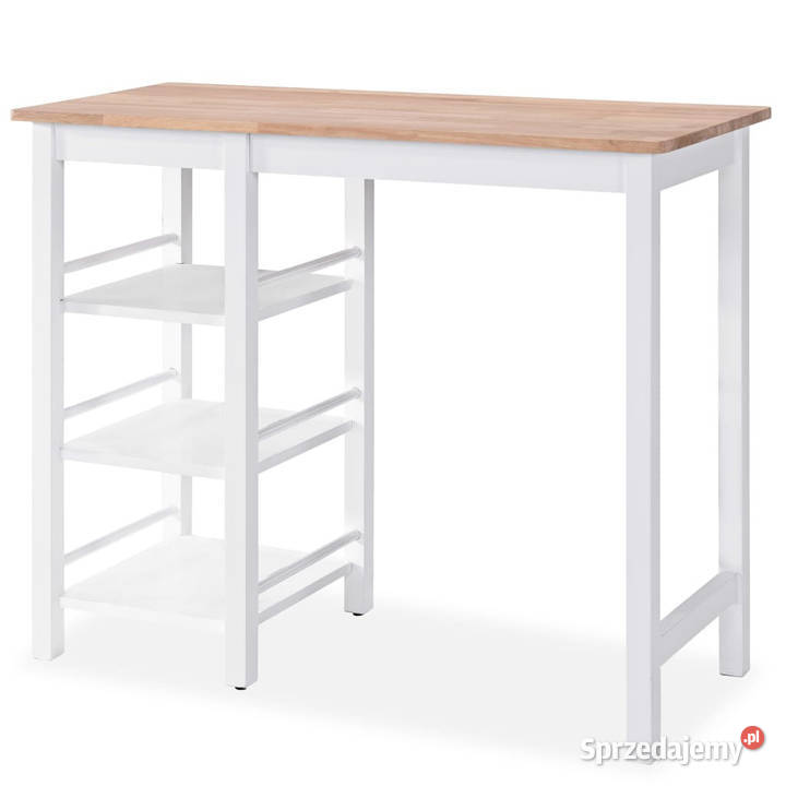 Zestaw barowy 3 MDF biały WM245364 Dom i Ogród Warszawa