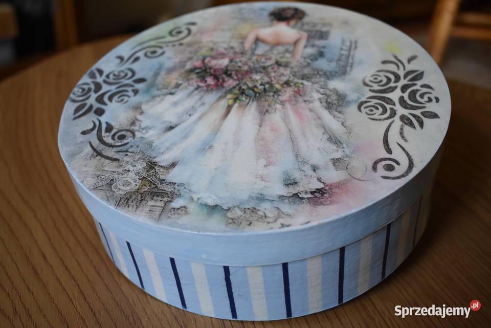 Pudełko rękodzieło decoupage Rękodzieło Warszawa sprzedam