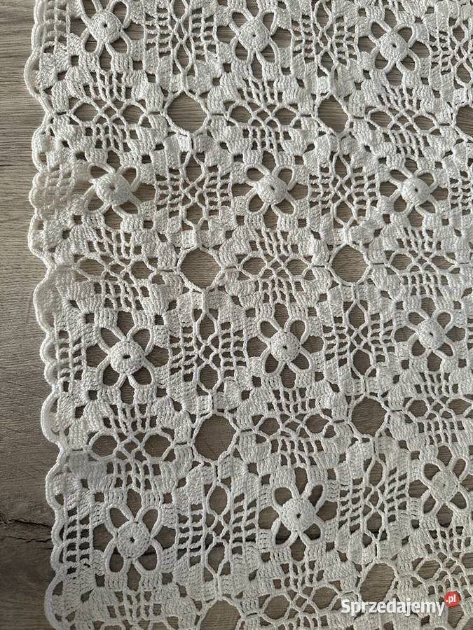 Obrus szydełko rękodzieło 220x160 Łódź