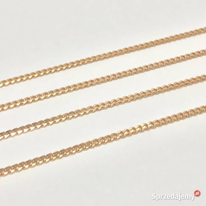 Złoty ŁAŃCUSZEK damski 14K cudowna PANCERKA 50 złote Naszyjniki Warszawa