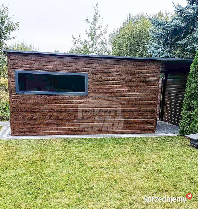 Schowek domek ogrodowy 45x25m wiata 18m drzwi 2x Leszno