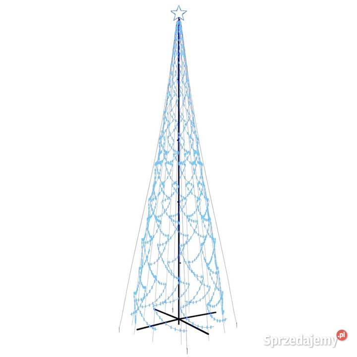 Choinka stożkowa 3000 niebieskich diod LED Warszawa sprzedam