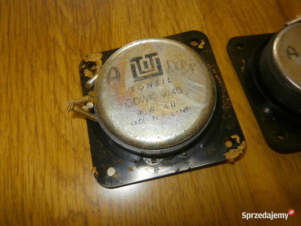 Głośniki GDWK 940 4ohm Tonsil do regeneracji 2 Łódź