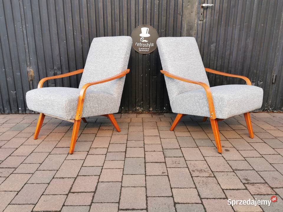 Fotel JITONA Czechosłowacja 60 Design Prl Meble Pogórze
