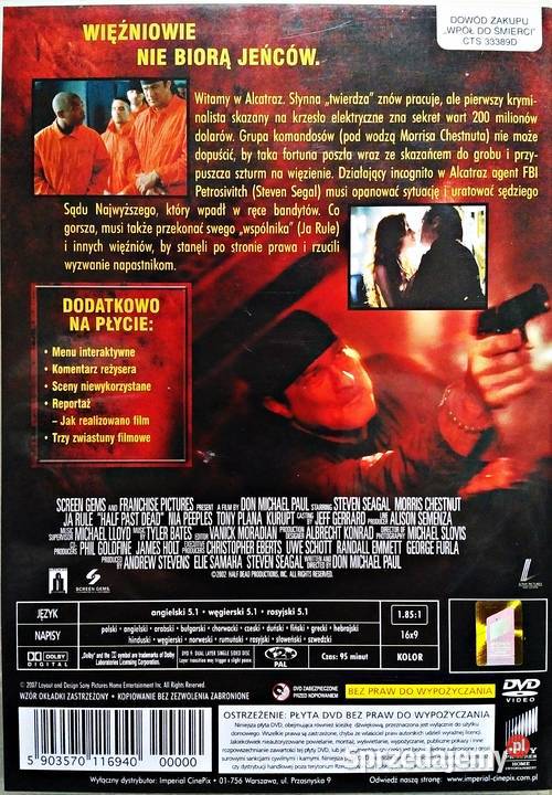 WPÓŁ DO ŚMIERCI STEVEN SEAGAL Kalisz