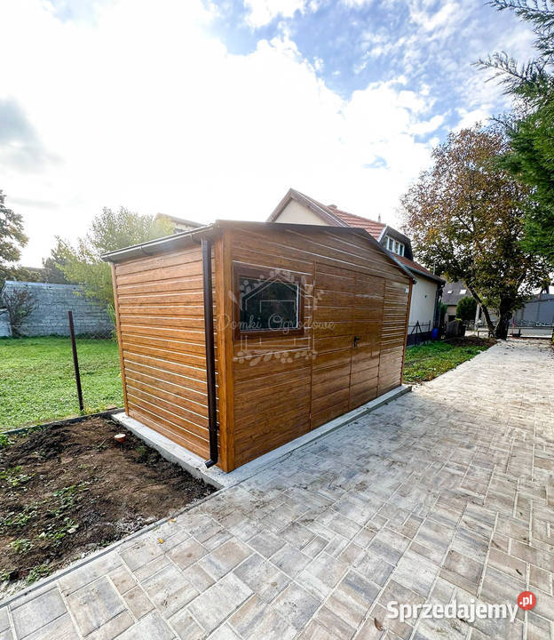 Domek ogrodowy 5x25m Brama Dwuskrzydłowa Jasny śląskie