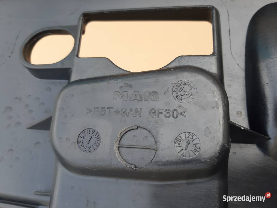 MAN TGX EURO 6 PODSZYBIE LISTWA MASKOWNICA MECH ciężarowe lubuskie Trzciel