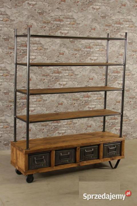 Meble industrialneRegał loftBiblioteka