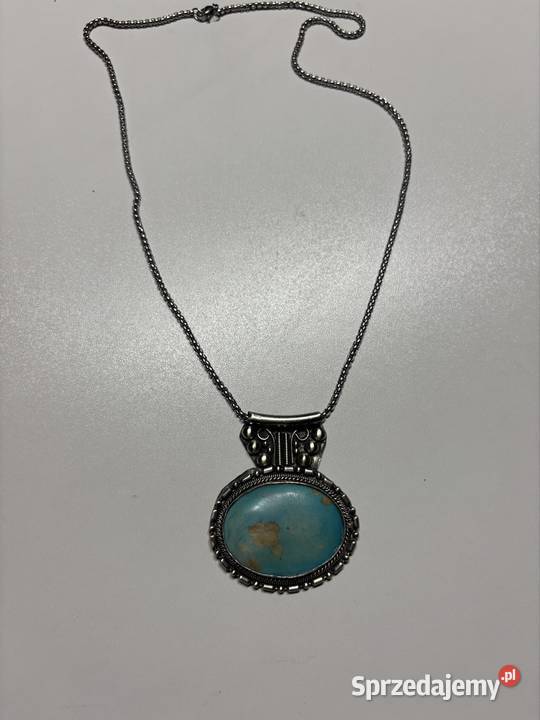 Wisiorek z turkusem kujawsko-pomorskie Bydgoszcz