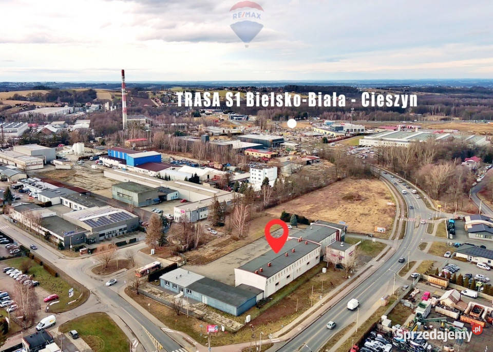 Kompleks handlowo biurowy i magazynowy śląskie