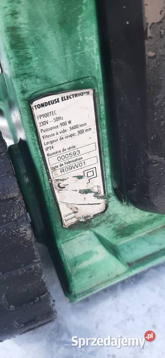 Kosiarka elektryczna TONDEUSE ELECTRIQUE na podkarpackie Strzyżów