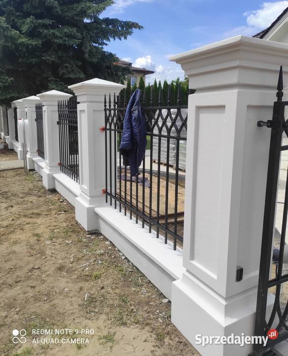 Ogrodzenia dworkowe stylowe pałacowe boniowane Ogrodzenia i bramy Gdańsk