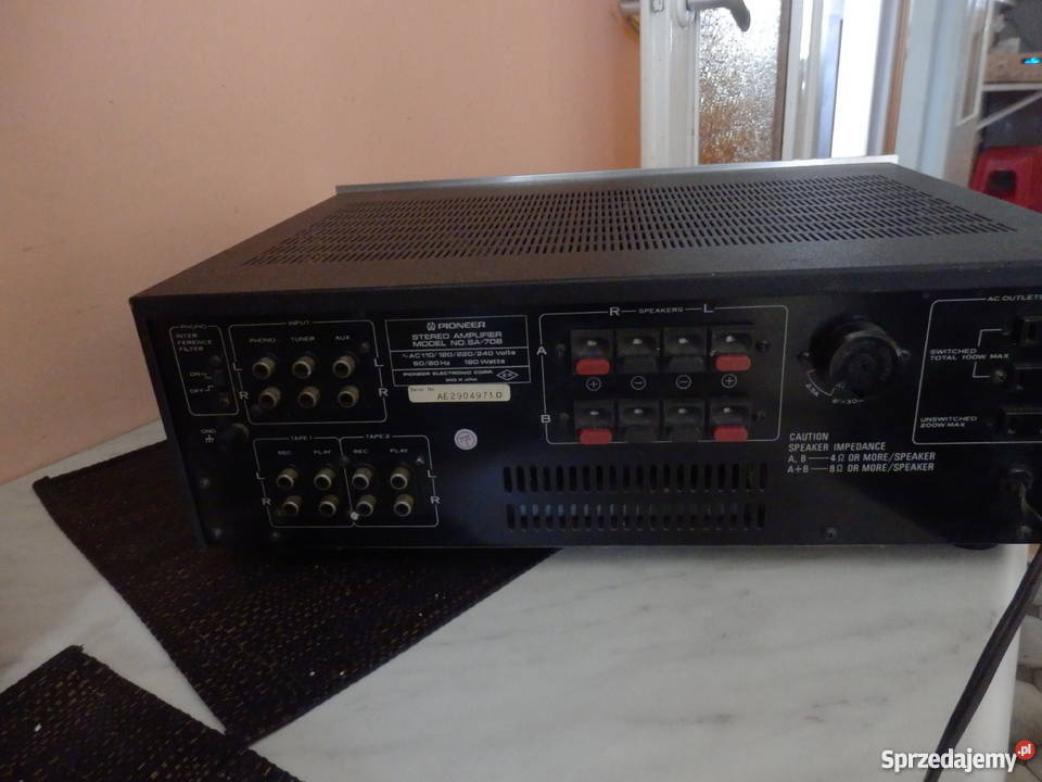 PIONEER SA708 wzmacniacz stereo 2X65W sinus Warszawa