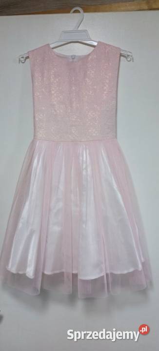 Sukienka wizytowa dziewczęca Rozmiar 128 Stan Andrychów