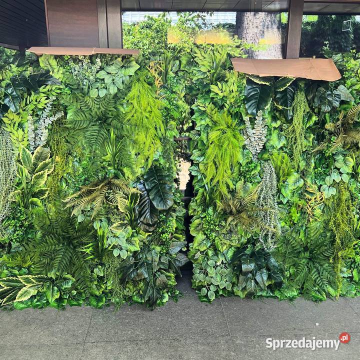 Ogród wertykalny sztuczna zielona ściana z Katowice