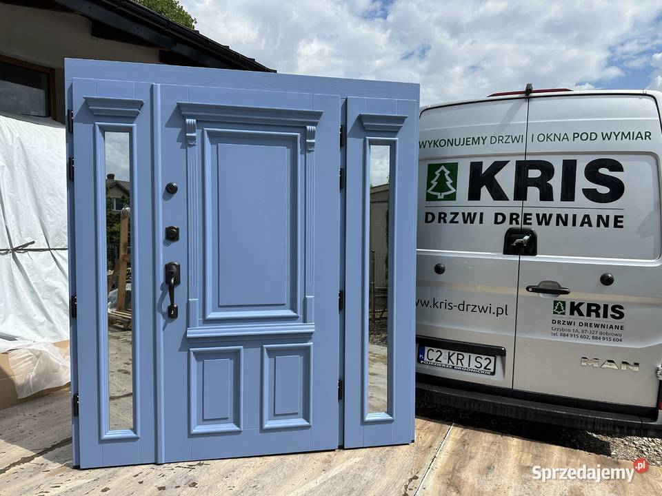 Drzwi zewnętrzne drewniane AMERYKAŃSKIE Z