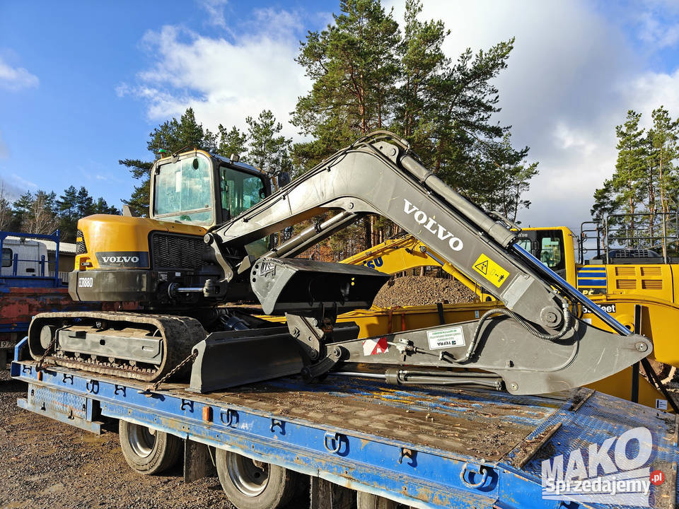 Volvo ECR88D Obrót w obrysie Ramię offset Koparki świętokrzyskie Ostrowiec Świętokrzyski