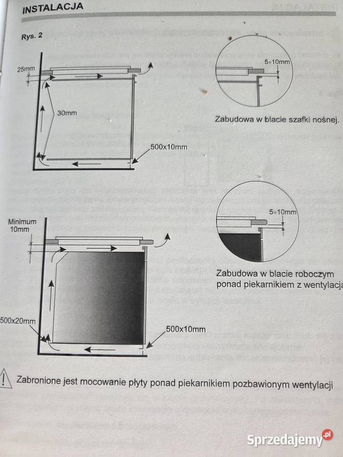 Tanio sprzedam Amica indukcyjna do wbudowania Dom i Ogród Kraków