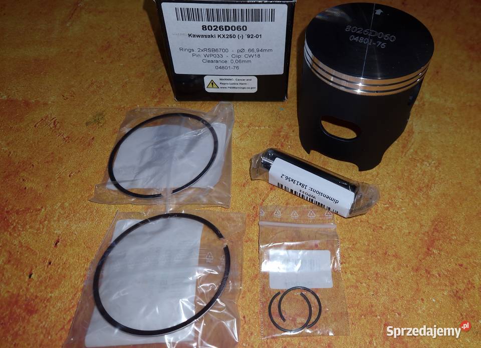 WOSSNER TŁOK KAWASAKI 2T KX 250 9204 6694MM060MM Świętochłowice