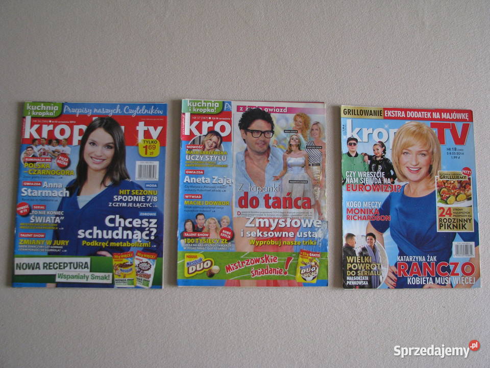 Kropka Tv gazeta program telewizyjny z lat 2013 miękka Czasopisma Brzegi