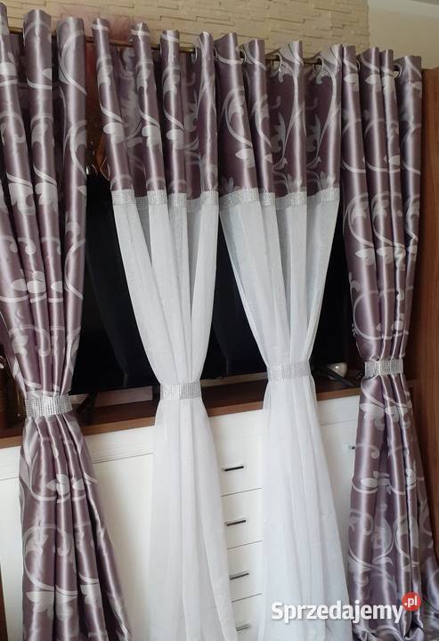 Zasłony z firanami na przelotkach mazowieckie Mława