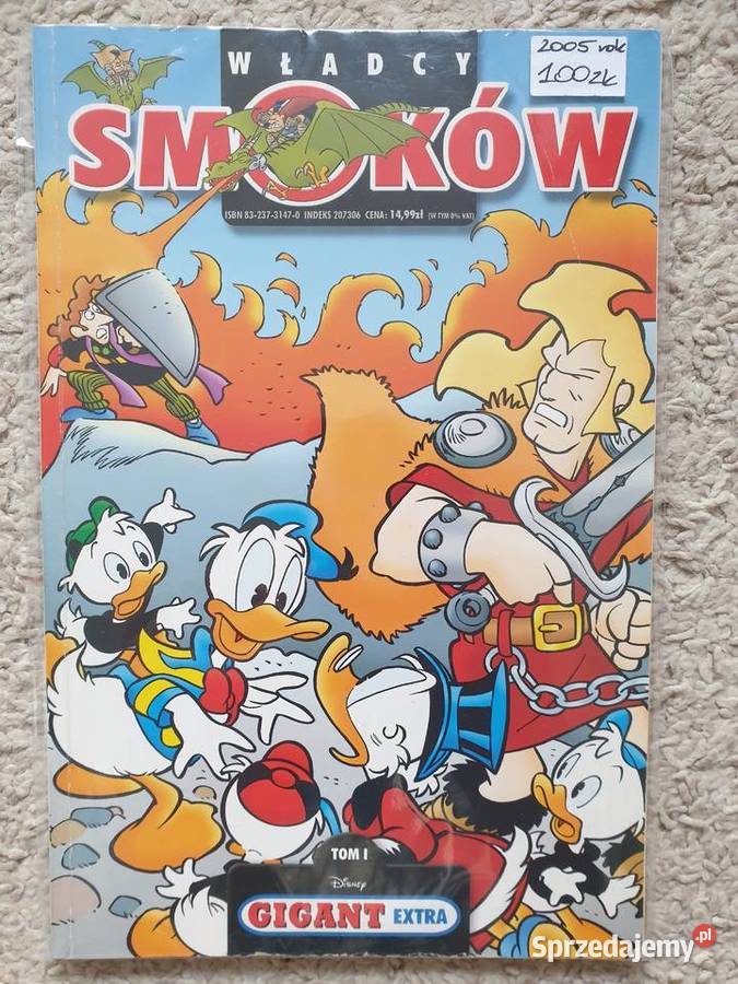 Władcy Smoków Gigant Tom 1 2005 dla dzieci Gdynia