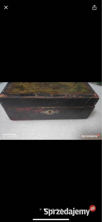 Mała szkatułka skrzyneczka drewniana Gliwice