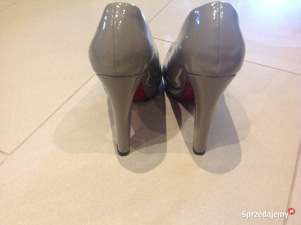 Buty szpilki na koturnie skórzane damskie r 36 j Nowa Sól