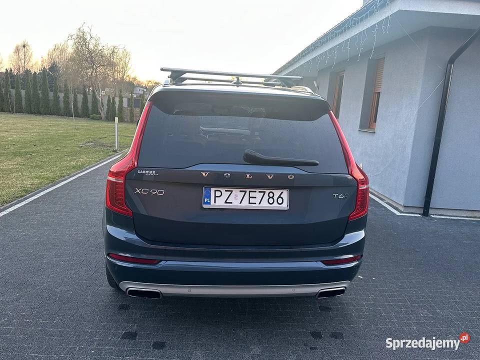 Volvo XC90 T6 AWD 320 2021 7osobowy ACC Kamera komputer pokładowy wielkopolskie