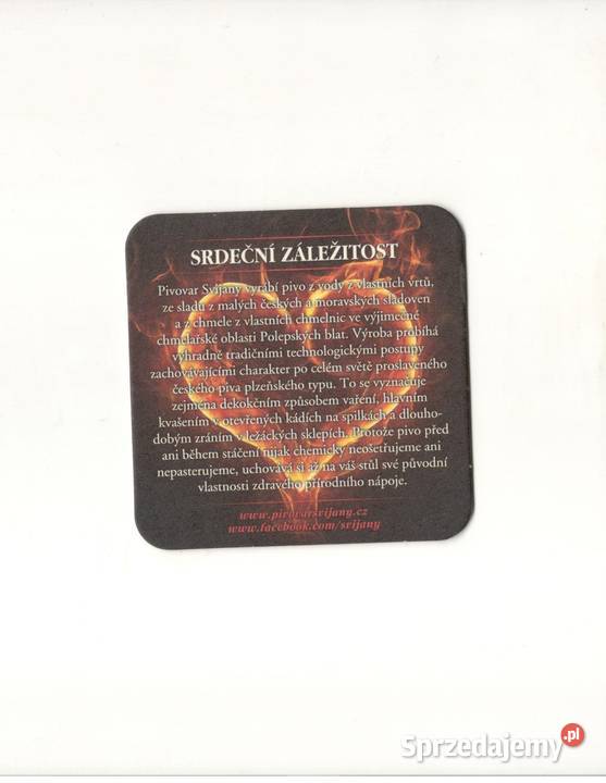 Svijany podstawka do piwa 17 Gliwice