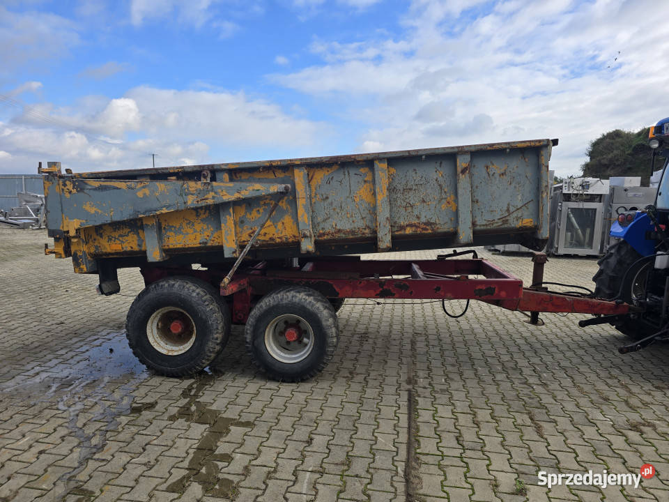BEZ MINIMALNEJ Przyczepa wywrotka MORE MASKINER nieuszkodzony Rudolfowo