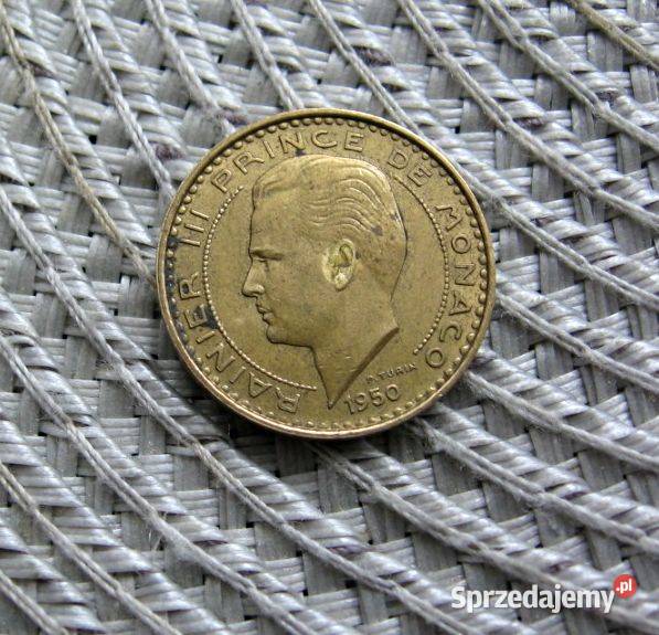 Monako 10 Frank 1950r wielkopolskie Kalisz