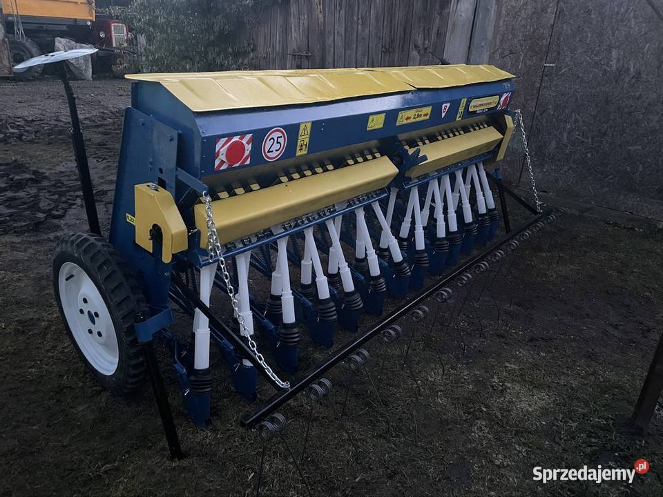Siewnik Poznaniak 27m na docisku Agromasz Maszyny rolnicze