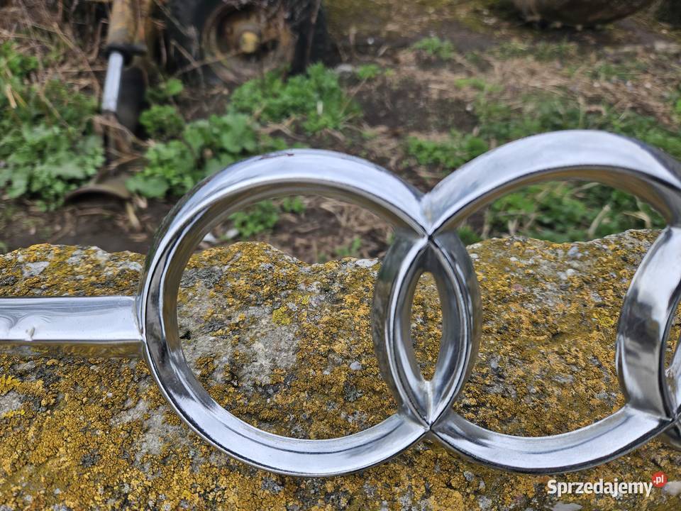 Logo Eblemant Znaczek Audi 100 C1 C2 Oryginał osobowe Kłodawa sprzedam