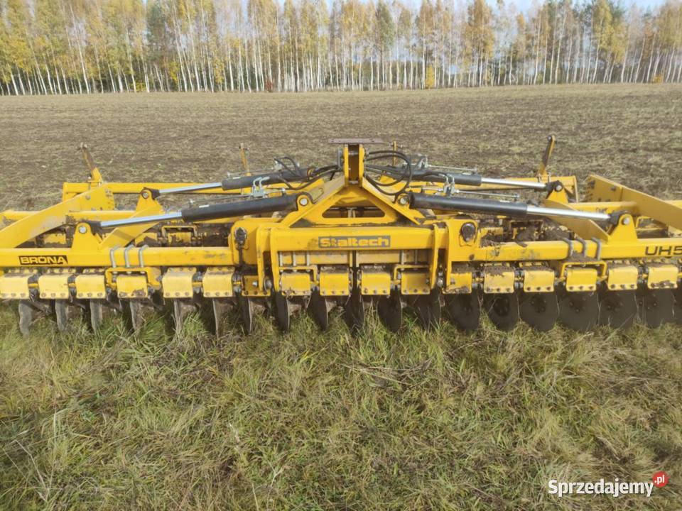 Brona talerzowa staltech skladana 5m wały gumowe Wierzchlesie