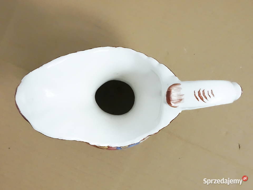 Włoski dzbanek ceramiczny Bassano Wazon vintage Biłgoraj