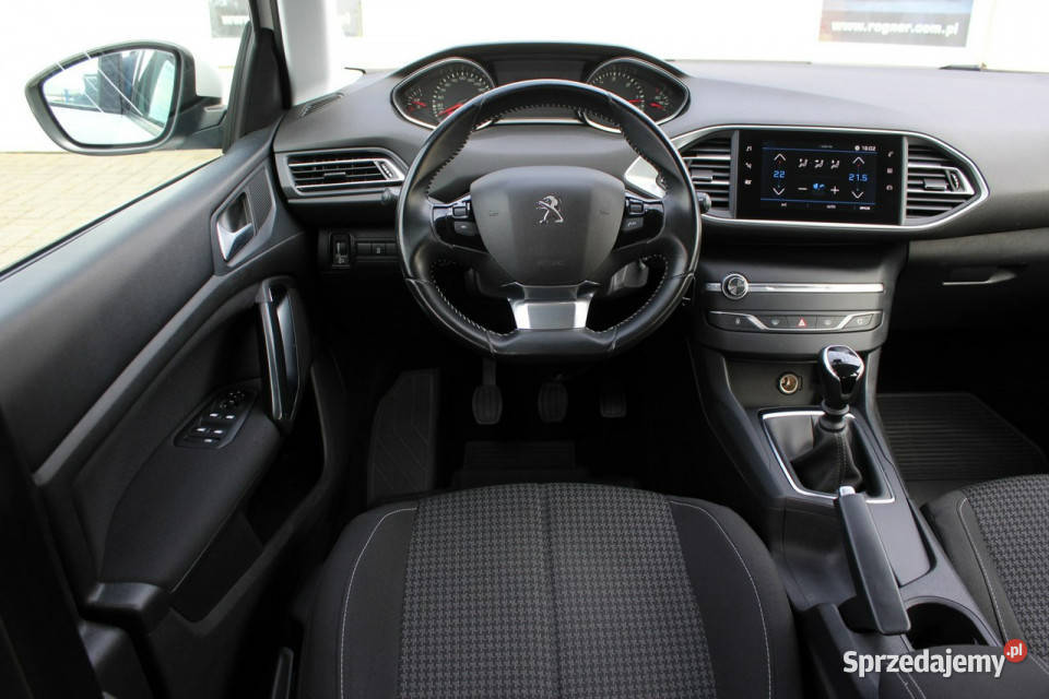 Peugeot 308 SW Rej2021 FV23 SalonPL 130 biały mazowieckie Sokołów